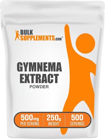 BulkSupplements.com Gymnema Extract Powder - from Gymnema Leaf, Gymnema Sylvestre Extract - Gymnema Powder, Herbal, Gluten Free - 500mg per Serving, 250g (8.8 oz) (Pack of 1) in Kuwait