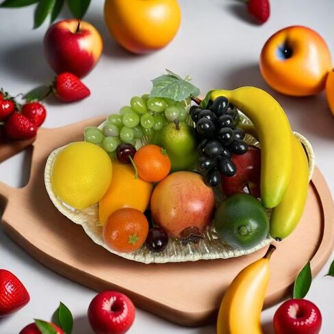 23 pcs Artificial Fruits,Fake Mixture Fruits for Home Decor, Easter Party Decorations，Fake Kiwifruit,Fake Mango，Fake Pomegranate，Fake Avocado,Fake Green Pear etc in Kuwait