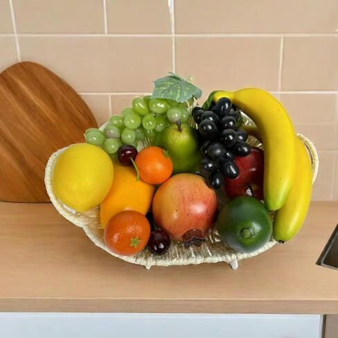 23 pcs Artificial Fruits,Fake Mixture Fruits for Home Decor, Easter Party Decorations，Fake Kiwifruit,Fake Mango，Fake Pomegranate，Fake Avocado,Fake Green Pear etc in Kuwait