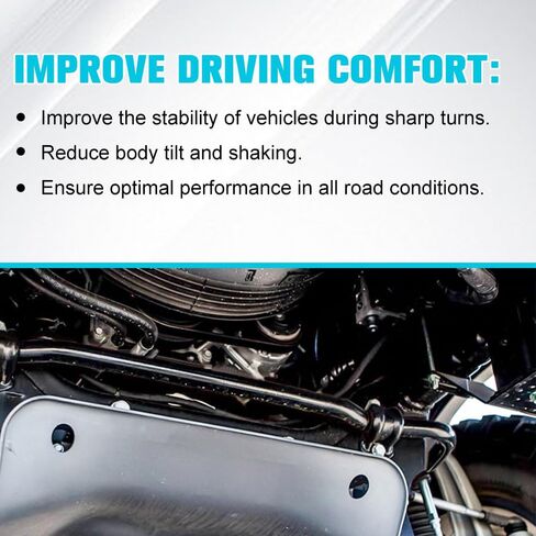 PTNHZ مثبت التعليق الأمامي Sway Bar متوافق مع دودج 2009-2018 Ram 1500، 2019-2022 Ram 1500 Classic 4WD 55398938AC in Kuwait