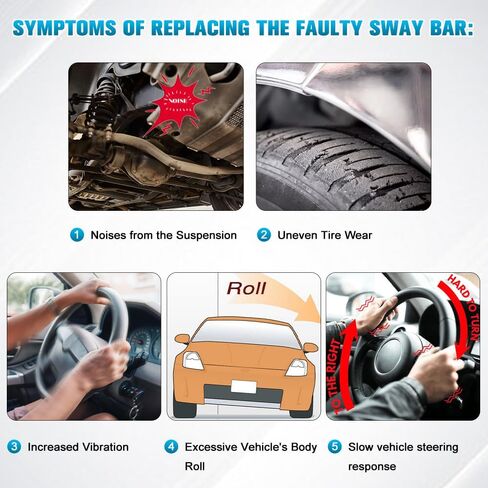 PTNHZ مثبت التعليق الأمامي Sway Bar متوافق مع دودج 2009-2018 Ram 1500، 2019-2022 Ram 1500 Classic 4WD 55398938AC in Kuwait