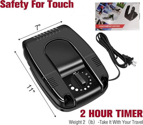 Portable Electric Shoes Boots Dryer and Warmer with Folding and Drying Adjustable Rack in Saudi Arabia