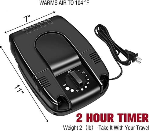 Portable Electric Shoes Boots Dryer and Warmer with Folding and Drying Adjustable Rack in Saudi Arabia