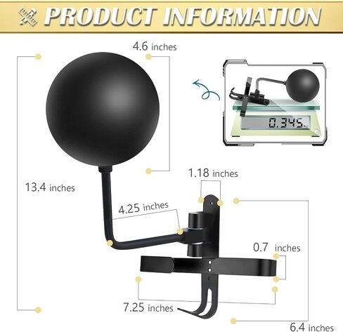 Motorcycle Helmet Rack Wall Mount 180 Degree Rotation Metal Bike Helmet Holder Mount Bicycle Helmet Display Hanger Stand with Wood Hanger & 2 Hooks for Motorcycle Bike Baseball Rugby Helmet - 2 Pack in Kuwait