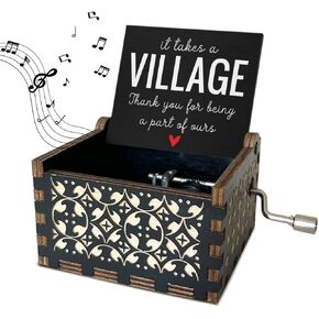 لا تنس أبدًا أنك القطعة التي أحدثت الفارق في صندوق الموسيقى الخشبي مع المقبض، هدايا إيجابية، صناديق الموسيقى العتيقة U R My Sunshine، صناديق الموسيقى للنساء، هدايا التأكيدات لأفضل صديق - DH407 in Kuwait