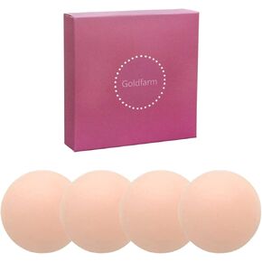 Nippleless Covers, Pasties, Silicone Reusable Breast Pasties Adhesive Bra 2 Pairs