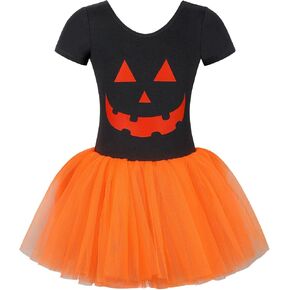 BAOHULU Girls Dance Leotards Ballet Tutu Skirted Princess Dress Ballerina Practice Outfit 3-8Y