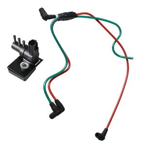 Turbo Emission Vacuum Harness Connection Line and Turbo Wastegate Boost Solenoid F81Z9E498DA and F81Z6C673AA Replacement for Ford E-350 F-350 F-450 Excursion 7.3L 1999-2003