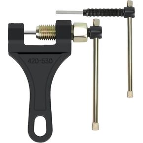 Universal Motorcycle Chain Breaker Tool #420-530 Chain Breaker Compatible with Dirt Bike Go Kart Mini Bike ATV Scooter 125cc Mini Bike Parts Pit Bike Accessory #420 428 520 525 530