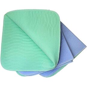SAPPHIRE HOME Washable Reusable Underpads 2 Pack, Bed Pads Washable Waterproof, Extra Thick Washable Pee Pads for Dogs, Ultra Absorbent Incontinence Bed Pads for Adults, Kids, and Pets 34''x36''
