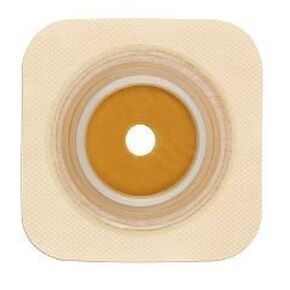 ConvaTec 125265 SUR-FIT Natura Two-Piece Stomahesive Skin Barrier with Tape Collar, Cut-to-Fit, Flexible, Tan, 2-1/4" Flange, 5" Length, 5" Width, Pack of 10