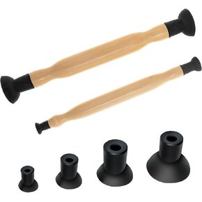 Valve Lapping Tool with 4 Suction Plates Double Ended Value Lapping Kit for Vehicle Oil Systems Maintenance and Repair