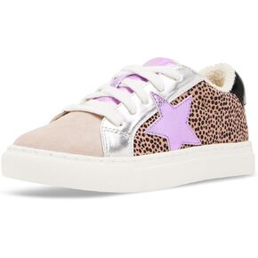 حذاء Steve Madden للفتيات من Rezume، حذاء رياضي، Cheetah، 4 Big Kid