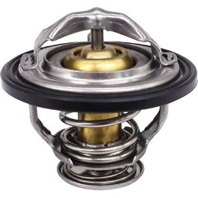 HiSport Engine Coolant Thermostat Front 185 Degree Compatible with Duramax Diesel 2001-2018 Replacement for 131-163, 131163, 97241129