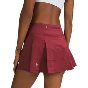 تنورة Lululemon Pace Rival MR (نبيذي، مقاس 12) in Kuwait