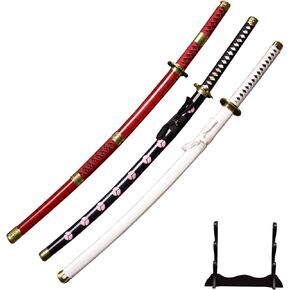 Sword fort Handmade Katana Cosplay Anime Swords,Roronoa Zoro Sword, Shusui