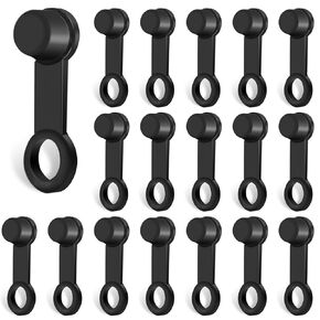 100Pcs Brake Bleeder Rubber Caps Dust Cover Brake Bleed Nipple Cap, Universal Brake Bleeder Screw Caps, Automotive Brake Bleeder Screw Caps for Motorcycle Motorbike, Car Accessories (Black)