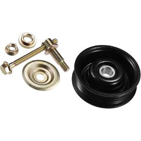 ACROPIX Drive Belt Tensioner Assembly Accessory Idler Pulley No.8844026100 for Toyota T100 1995-1998 Black Metal Car Parts