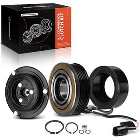 A-Premium Air Conditioner AC Compressor Clutch Kit Compatible with Mitsubishi Eclipse 2006-2011, Galant 2004-2012, Endeavor 2011, 2.4L 3.8L