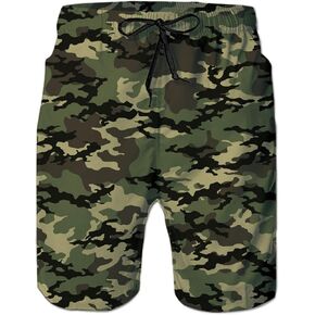 Ahegao Men's Swim Trunks Quick Dry 3D Printed Beach Board Shorts with Pockets Cool Mesh Lining Bathing Suits