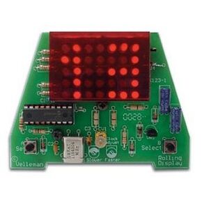 Velleman MK123 Rolling Clock