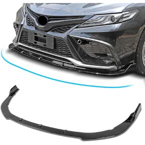 Archaic Front Bumper Lip Spoiler Compatible for 2021 2022 2023 Toyota Camry Sport [SE,XSE,Hybrid SE,Hybrid XSE,TRD,SE Nightshade], Splitter Under Chin Spoiler Body Kit Camry Accessories