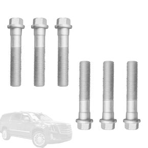 6Pcs Front Wheel Hub Bearing Mounting Bolt Kit - Compatible with Chevy Vehicles - Suburban 15-20, Suburban 1500 00-14, Tahoe 00-20, Silverado 1500 99-18, Replace# 15719028