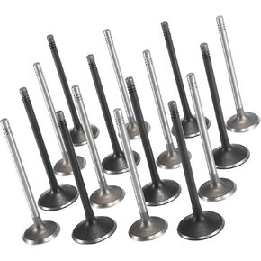 16pcs Intake Exhaust Engine Valves 12615936 for Chevy Cavalier HHR Malibu for Oldsmobile Alero for Pontiac G5 G6 Grand Am for Saturn for GM 2.0L 2.2L 2.4L Replacement Car Parts