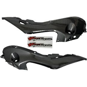 Carbon Fiber Look Rear Tail Fairing Cowl Compatible with Suzuki GSXR1300 Hayabusa 2021-2024, Black, RTF34F