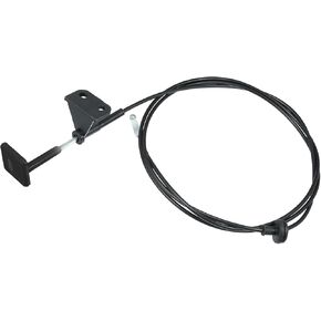 74130SNAA01 Front Hood Latch Lock Release Wire Cable Replace for Honda Civic 2006-2011 Black Durable Material