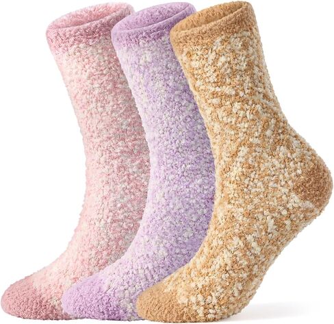 Litfun Fuzzy Socks for Women Cozy Fluffy Winter Warm Sleep Socks Super Comfy and Soft in Kuwait
