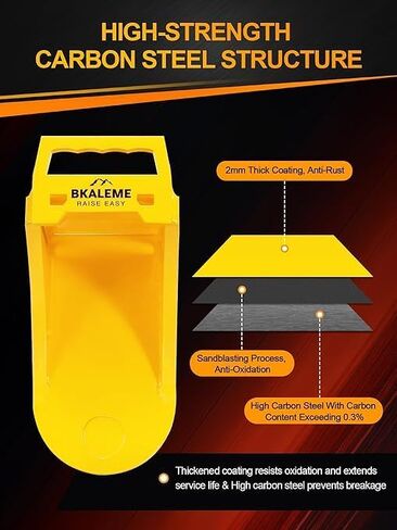 Shipping Container Jack Lug - 80000 LBS Capacity Leveling Attachment, Enhanced Stability with Thick High-Carbon Steel, Easy-Grip Handle, Ideal for Sea Cans & Container Homes Booster Leveler in Kuwait