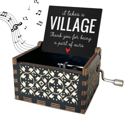 لا تنس أبدًا أنك القطعة التي أحدثت الفارق في صندوق الموسيقى الخشبي مع المقبض، هدايا إيجابية، صناديق الموسيقى العتيقة U R My Sunshine، صناديق الموسيقى للنساء، هدايا التأكيدات لأفضل صديق - DH407 in Kuwait