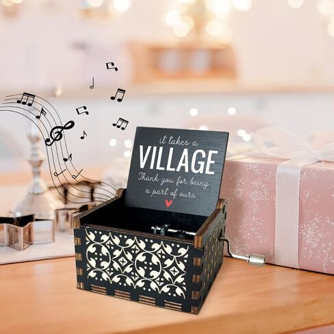 لا تنس أبدًا أنك القطعة التي أحدثت الفارق في صندوق الموسيقى الخشبي مع المقبض، هدايا إيجابية، صناديق الموسيقى العتيقة U R My Sunshine، صناديق الموسيقى للنساء، هدايا التأكيدات لأفضل صديق - DH407 in Kuwait