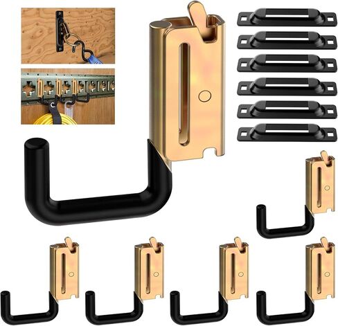 E Track Hooks E Track Accessories J Hooks E Track Accessories for Enclosed Trailer The dip molding Process is More Rust Resistant (8PCS E Track J Hooks) in Kuwait