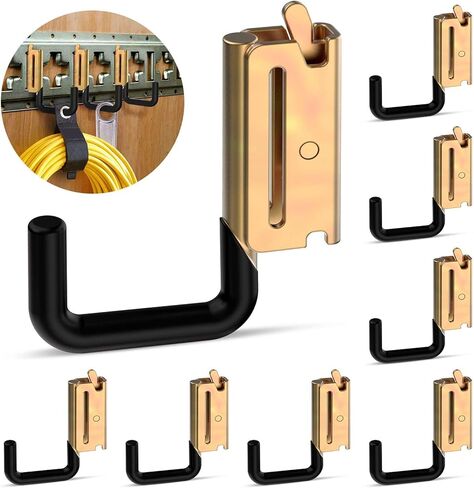 E Track Hooks E Track Accessories J Hooks E Track Accessories for Enclosed Trailer The dip molding Process is More Rust Resistant (8PCS E Track J Hooks) in Kuwait