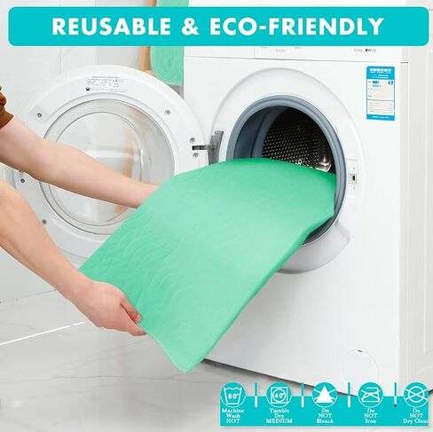 SAPPHIRE HOME Washable Reusable Underpads 2 Pack, Bed Pads Washable Waterproof, Extra Thick Washable Pee Pads for Dogs, Ultra Absorbent Incontinence Bed Pads for Adults, Kids, and Pets 34''x36'' in Saudi Arabia