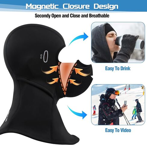 Balaclava Ski Mask for Men and Women, Winter Fleece Thermal Face Mask for Cold Weather in Kuwait