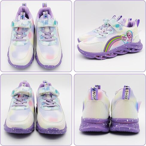 Movie Casual Shoes LED Light Up SneakersSnow Princess Shoes Baby Toddler Shoes Girl Birthday Present in Saudi Arabia