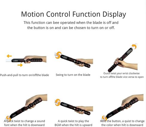Light Saber, Heavy Metal Hilt RGB Dueling Pro Light Sabers, Motion Control 12 Colors and 16 Sound Fonts Smooth Swing Force FX Lightsaber, Lightsabers for Adults for Halloween Party Cosplay Props in Saudi Arabia