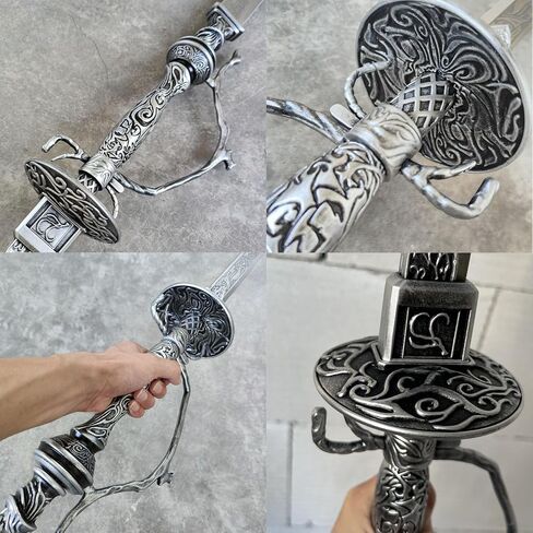 39“/47"Bloodborne Ludwig Sword Metal,Lady Maria Sword Moonlight Cursed Holy Sword with Pegboard in Saudi Arabia