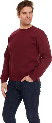 BILLIONHATS Mens Adult Crewneck Fleece Lined Pullover Sweatshirt Bulk, Mixed Assorted, Wholesale Donation Homeless in Kuwait
