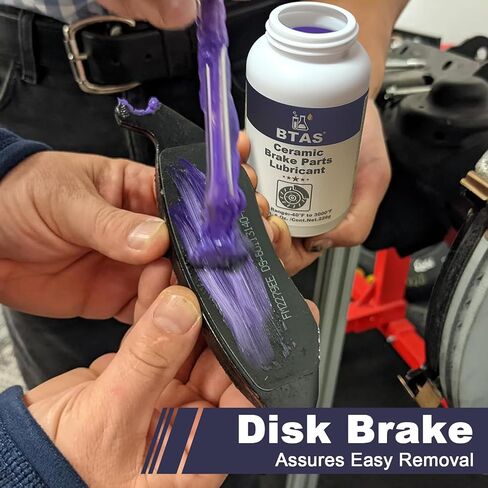 Brake Anti Seize&Squeal Synthetic Ceramic Grease 1 oz 2 Pcs,Caliper Pad Pin Parts Assembly Lubricant,High Temp Anti Seize Moisture Rust and Corrosion Resistant for Automotive in Saudi Arabia