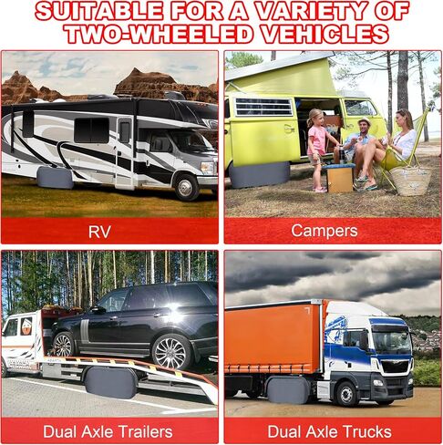 K-Musculo RV Tire Covers, Dual Axle Tire Cover, 2 Pack RV Wheel Cover Fits 27"-29" Dia Tires, Suitable for, RV, Truck, Trailer,Buckle (Grey) 2025 in Kuwait