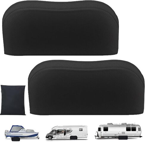 K-Musculo RV Tire Covers, Dual Axle Tire Cover, 2 Pack RV Wheel Cover Fits 27"-29" Dia Tires, Suitable for, RV, Truck, Trailer,Buckle (Grey) 2025 in Kuwait