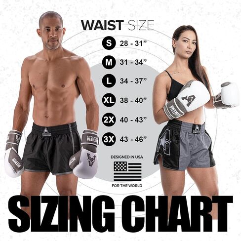 Anthem Athletics Muay Thai Shorts - Kickboxing Short Boxing Trunks for Men & Women - 50/50 Classic Infinity Resolute in Saudi Arabia