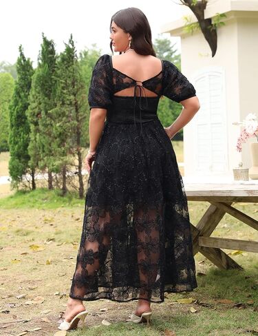 فساتين دانتيل للنساء لحفلات الزفاف وحفلات الكوكتيل وحفلات الكوكتيل شبه الرسمية وفساتين طويلة من الزهور in Kuwait