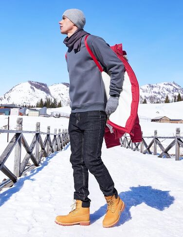 Men's Long Winter Hooded Jacket Warm Windproof Puffy Coat Padded Thicken Parka Jackets in Saudi Arabia