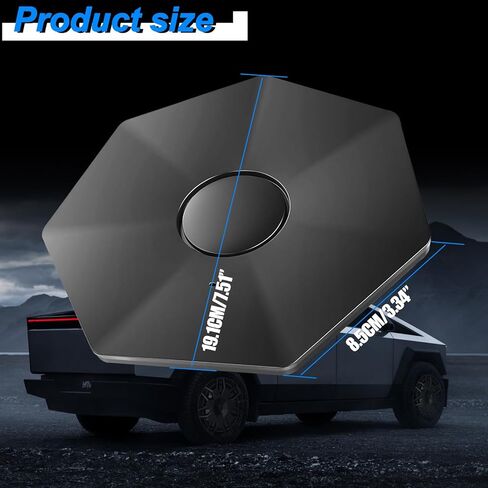 4 قطع من أغطية مركز العجلات متوافقة مع Tesla Cybertruck 2023 2024، غطاء غطاء مركزي لمحور العجلة قابل للإزالة مع أداة إزالة لملحقات Cyber ​​Truck in Kuwait