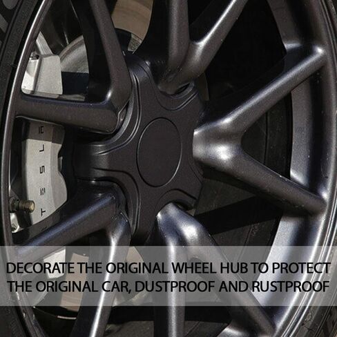 Center Caps Hubcaps Cover Aero Wheels for 18-inch Original Standard Rims Compatible with Tesla Model 3 (NOT Compatible with 2024 Model 3 Highland) in Saudi Arabia